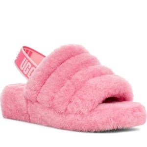 UGG Fluff Yeah Genuine Shearling Slingback Slipper